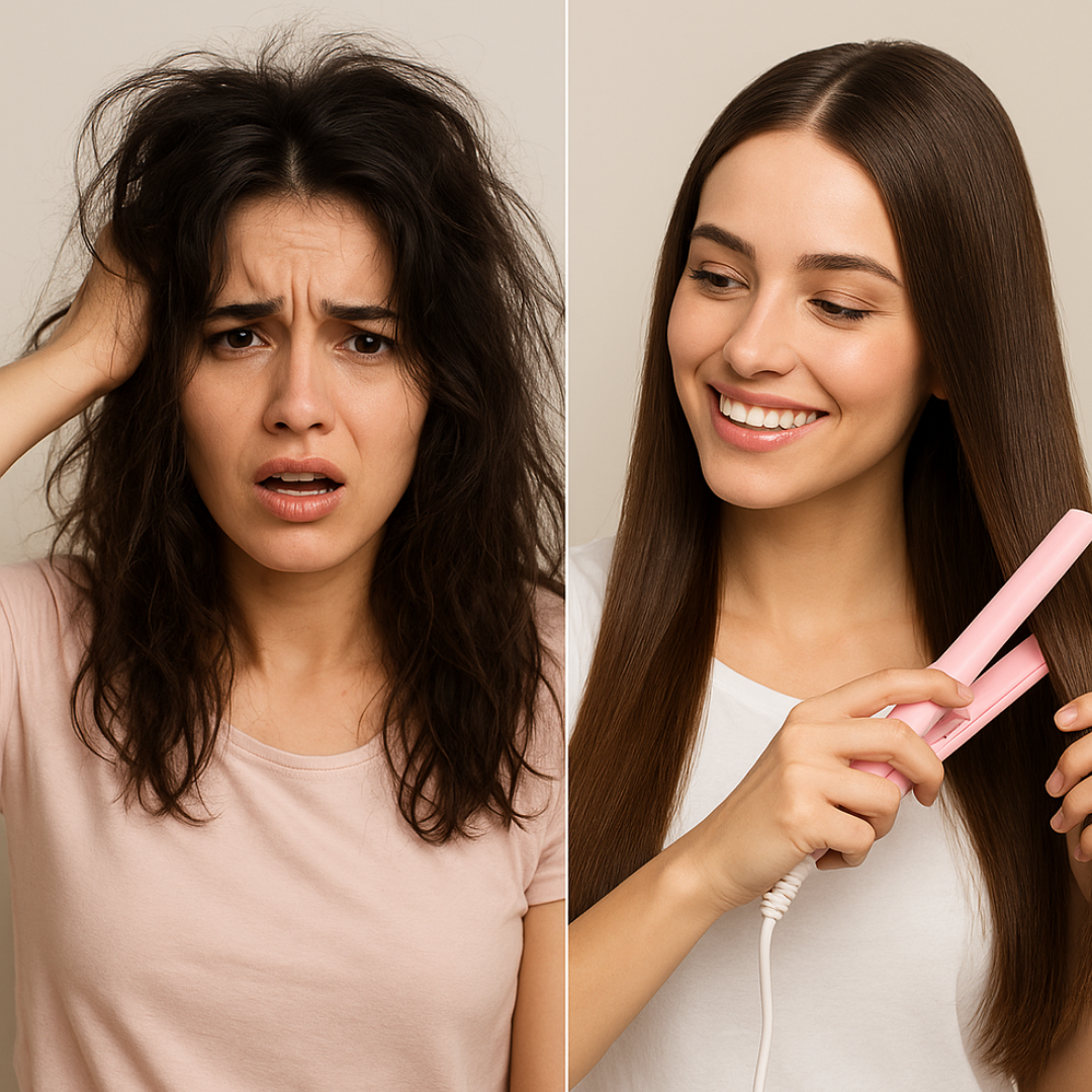 Rizador de pelo de doble uso | Rizador y Alisador